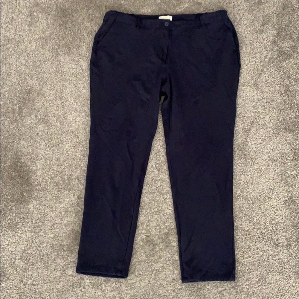 Talbots Woman Navy Dress Slacks 20W